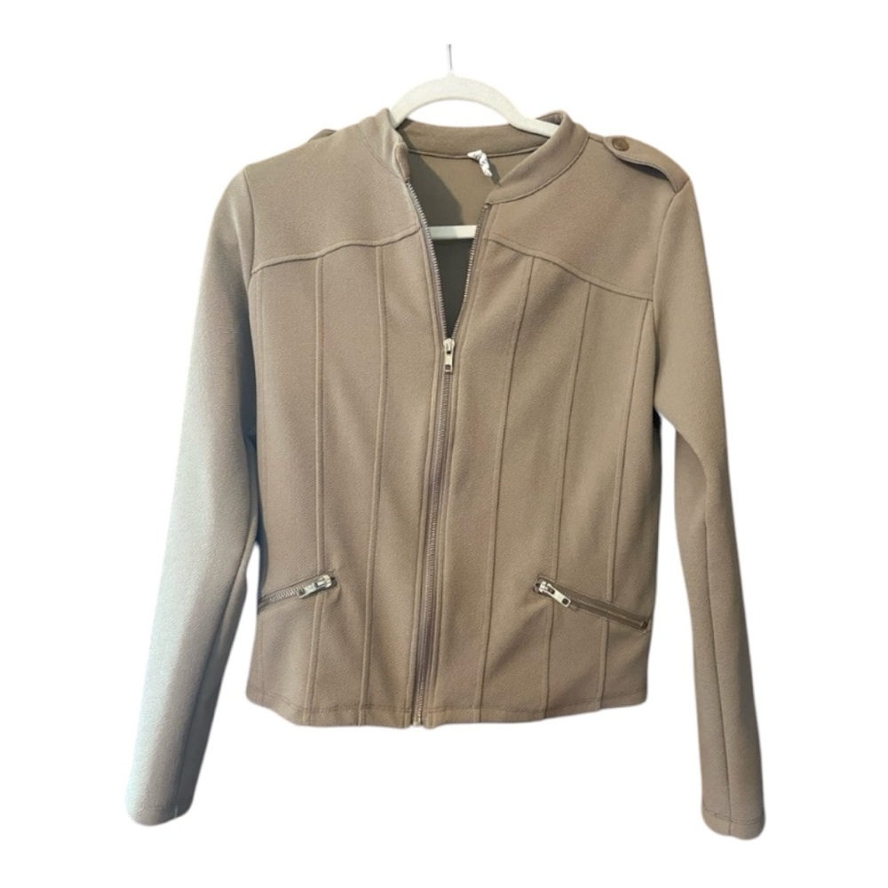 Women’s Business Casual Moto Jacket - Size M | Perfect for Fall and Winter